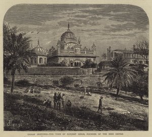 Indian Sketches, Graven af Runjeet Singh, grundlæggeren af Sikh-imperiet